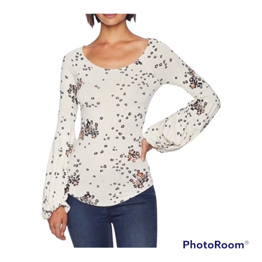 Free People Tea Combo floral top